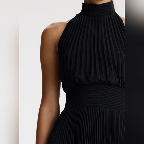 NWT A.L.C. RENZO MATTE PLEATED DRESS - Picture 7 of 12